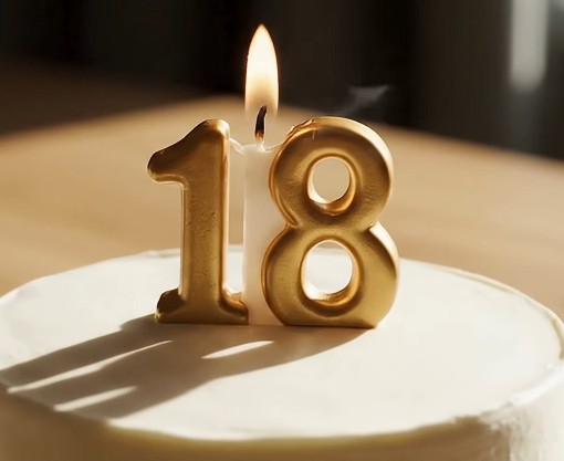 Från två tomma händer till 18 år av förtroende